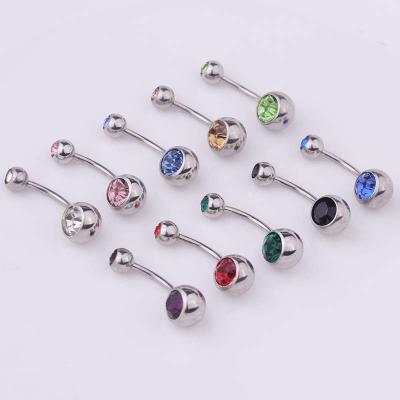 China CLASSIC 316L Stainless Steel Belly Button Bars Ombligo Body Jewelry Navel Belly Button Rings Piercing Sexy Belly Button Rings for sale