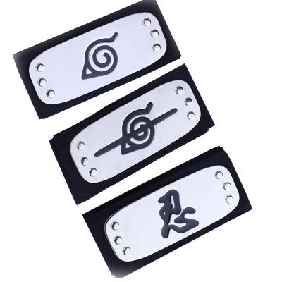 China Japan Style 2021 Hot Selling Popular Japanese Anime Naruto Headband Headband Kakashi Cosplay Props for sale