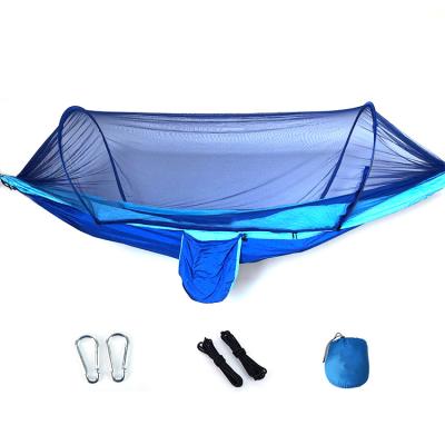 China Hot Selling Outdoor 210T Parachute Lightweight Nylon Hammock Camping Parachute Custom Travel Hammock for sale