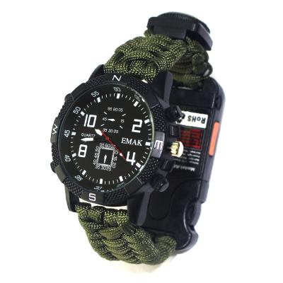 China Mountaineering Survival Outdoor Camping Rise Waterproof Outdoor Hunting Watch, Multifunctional Watch Men's Strap Outdoor Activities Wristwatch for sale