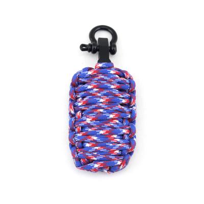 China Survival Gear Lightweight Camping Fire Starter Customized Survival Kits, Paracord Handmade Emergency 12 in 1 Outdoor Survival Kits for sale