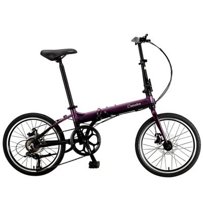 China Aluminum Alloy Manufacturers Ensure Durable Aluminum Alloy Bike 7 Speed ​​20 Inch Folding Bicycle for sale