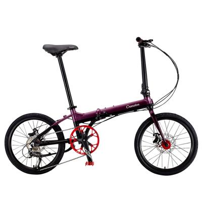 China Wholesale aluminum alloy China factory low price 20 inch 9 speed folding bicycle for sale for sale