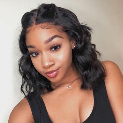 China Brazilian Lace Front Bob Wigs Hair Vendor Human Hair Durable Natural Black Virgin Hair Supplier for sale