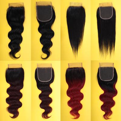 China Cheap Durable 13X4 Lace Frontal Closure Peruvian Hair Human Hair for sale