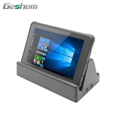 China Waterproof 10 Inch Windows 10 Nits Z8350 1000 Nits Z8350 1000 Inch Waterproof Barcode Scanner Industrial Rugged Tablet PC Ip67 Nfc Rfid 1D 2D Sunlight Readable for sale