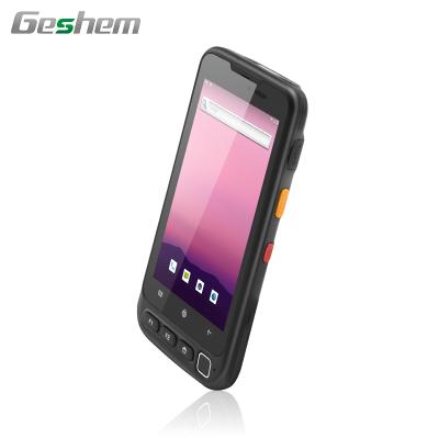 China Android 9.0 Inch Geshem Handheld Computer New 5 2D Logistic Rugged PDA Barcode Scanner Handheld with 1 to 4 Cradle for sale