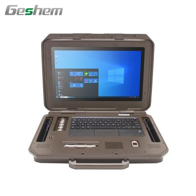 China Touch Screen Laptop Industrial Rugged Notebook Outdoor Field Application for sale