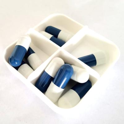 China HALAL MEAT Pill Capsule Blue White Powder or Particles Good Prices Medical Hard Empty Capsule Loading Capsules for sale