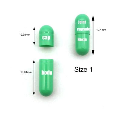 China Powder Or Particle Factory Hard Shell Capsule Medical Empty Hard Capsule Loading 1 Size For Pharmaceutical for sale