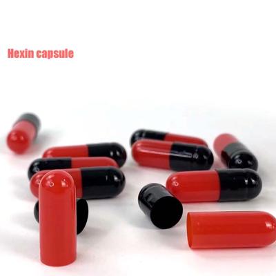 China Empty hard capsule medical different color of powder or particle loading and vegetable capsule size 000# 00# 0# 1# 2# 3# 4# 5# capsule for sale