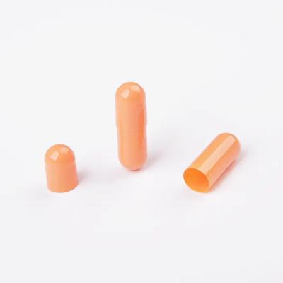 China HPMC (hydroxypropyl methyl cellulose) hpmc orange vegetable capsule empty capsule size 00 0 1 2 3 for sale