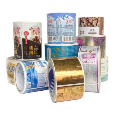 China Scratch-Die Customization Rolling Label Thermal Roll Material Stickers for sale