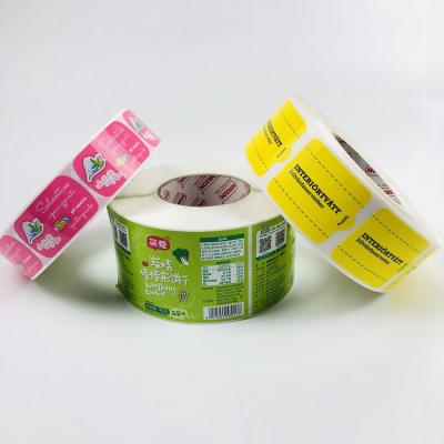 China Other Custom Printed Paper Packaging Label Round Label Roll Stickers Labels for sale