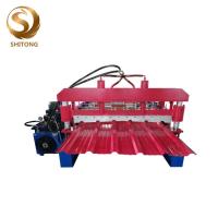Κίνα euro standard automatic trapezoidal galvanized steel roof panel sheet making machine προς πώληση