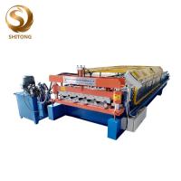 China Best selling Galvanized Bias traprzoidal Roof steel  Sheet making Machine à venda