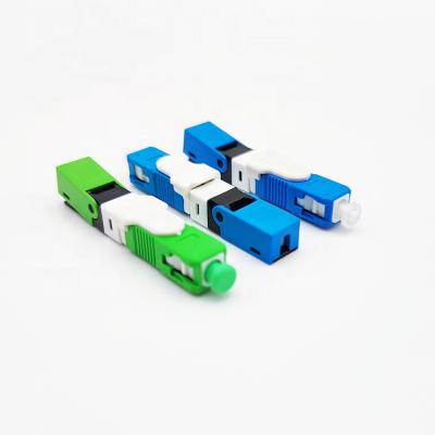 China FTTH Drop Cable Ftth Esc250d SC Fiber Optic Connector SC APC UPC Quick Connector For Drop Cable for sale