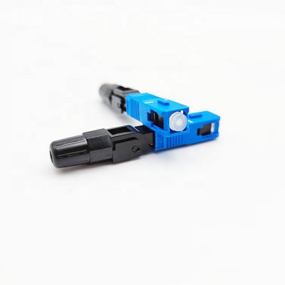 China FTTH Drop Cable Promotion Sc UPC Sc RPA Fiber Fast Connector Ftth Connector Assembly Quick Connector for sale