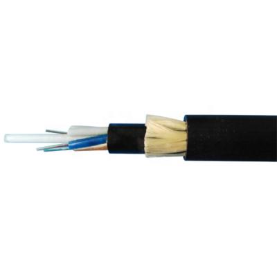 China Aerial / Self Supporting Telecommunication Use ADSS 12 24 36 48 72 96 144 Core Fiber Optic Cable Price Per Meter for sale