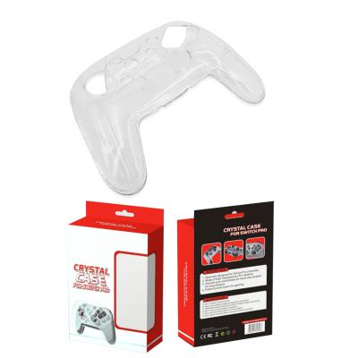 China Laudtec pro Case Gamepad Case Cover Device Shell Skin For Nintendo Switch Pro Controller Transparent Hard Case For Nintendo Switch for sale