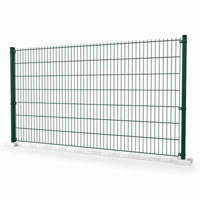 China Easily Assembled Germany Market 2D Twin Wire Mesh Panel Fence For Garden for sale