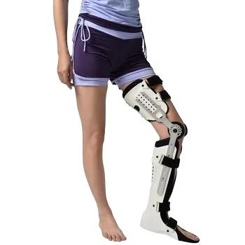 China 2021 KAFO Pain Relief Ankle Knee Foot Orthosis Brace Adjustable Knee Brace for Adults and Children for sale