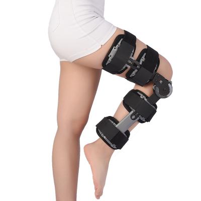 China Pain Relief Adjustable Hinged Knee Brace Post Knee Immobilizer Hinged Knee Immobilizer for Orthosis for sale