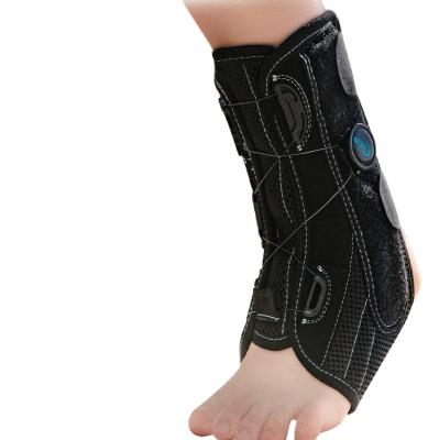 China Breathable Polyester Cotton Ankle Brace Support Right Left Ankle Improve Gait Ankle Brace Walking Strap for sale