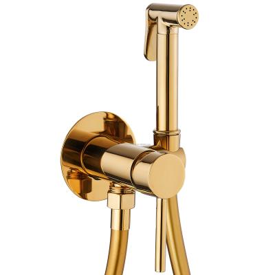 China Best Selling Best Selling Modern Brass Valve Adapter Brass Shattaf Toilet Partner Brass Handheld Bidet Spray for sale