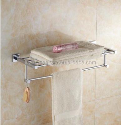 China Luxury brass bathroom towel shelf 7014 for sale