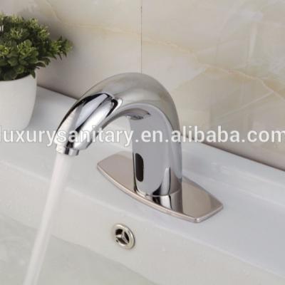 China Sense Faucets CE Deck Mounted Single Hole Brass Non-contact Automatic Sensor Faucet for sale