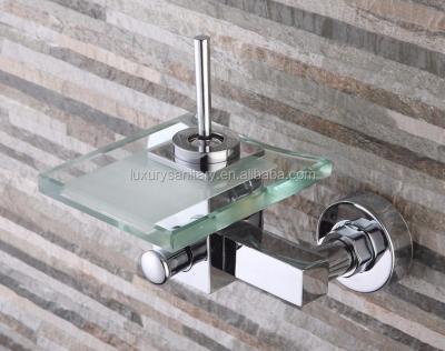 China Without Sliding Bar High Quality 10 Years Guarantee Waterfall Brass Glass Bath And Shower Faucets for sale