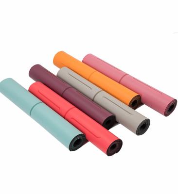 China Nature Rubber+PU Yoga Mat Wholesale Eco Friendly High Quality Natural Rubber Custom Printed Factoey Price GYM Yoga Mat for sale