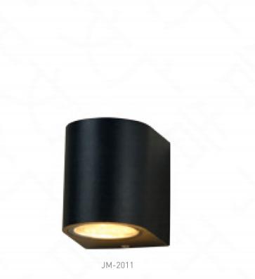 China Cheapest factory price of single tempered glass through lamp for exterior wall lamp for sale