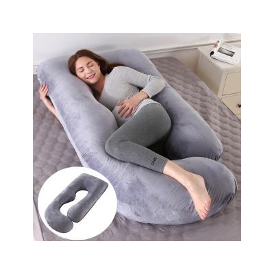 China Hot Sale 2021 Maternity Pillow Waist Cushion G Shape Anti-Static Adjustable Full Body Maternity Pillow for sale