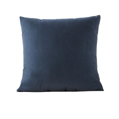 China Folded Nordic Style Ins Style Pillow Solid Case Cushion Outdoor Office Velvet Pillow Cover for sale