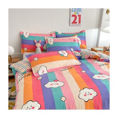 China Anti-Static Custom Printed 48*74cm Stripes Pillowcase Cover 100% Polyester Cotton Pillow Case for sale