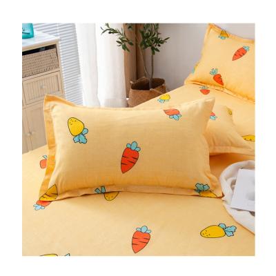 China Wholesale Anti-Static Cartoon Printed 48*74cm Pillow Case Cover 100% Polyester Cotton Pillow Case for sale