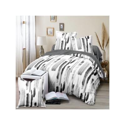 China Anti-static Three And Four-piece Set Of Summer Single And Double Bed Products Washed And Thickened Frosted Bed Sets for sale