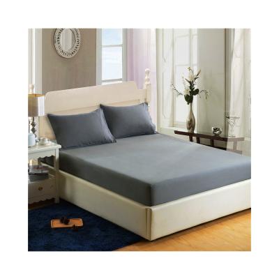 China Factory Price Single Solid Color Bedspread Sheet Hotel Mattress Fitted Bedspread for sale