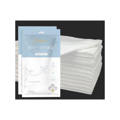 China Hotel Travel Wash Disposable Towel Soft Super Absorbent Skin Friendly Disposable Towels For Beauty Salons Bath Towel for sale