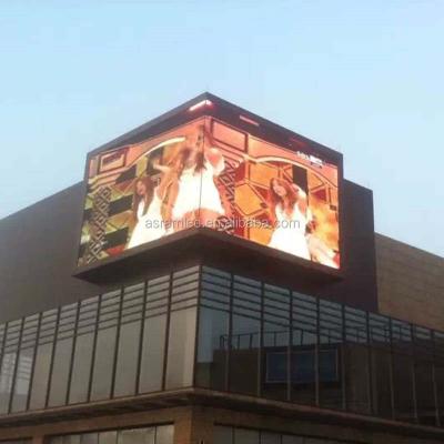 China p10 outdoor full color led screen blue yellow white green color outdoor for sale