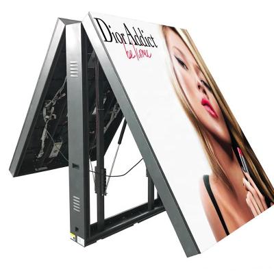 China Other Double Side Led Advertising Screen Led Programmable Message Sign LED Display Community Moving Advertising Display for sale