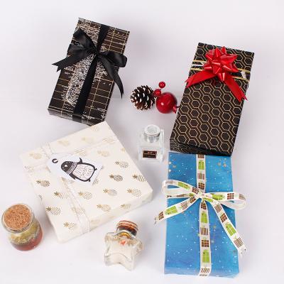 China Wholesale 50*70cm 105g Recyclable Custom Flower Maker SY Wrapping Paper Art Paper Gold Stamping Gift for sale