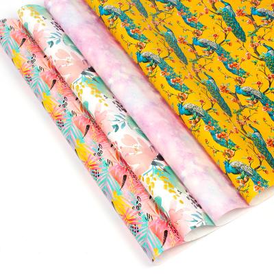 China Wholesale 50*70cm 80g Moisture-proof Art Paper Wrapping Packaging For Gift From SY Manufacturer for sale