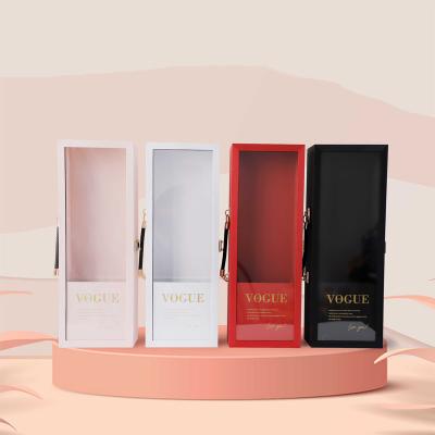 China Recyclable SY Paper Boxes Manu Bill Luxury Customized Oblong Flower Gift Box With Windows for sale