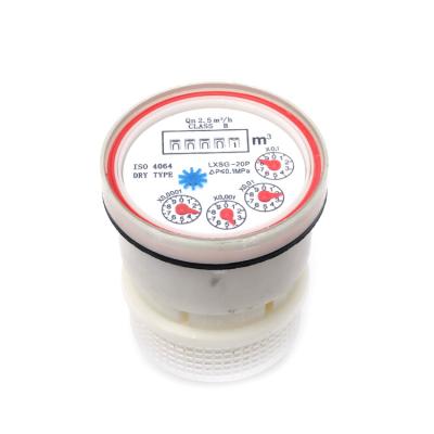 China ISO4064 Class B DN15-50mm Multi Plastic Spray Water Meter Spare Parts Mechanism Water Meter Mechanism for sale