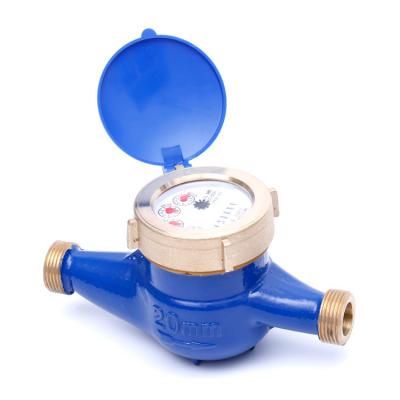 China ISO 4064 class B indoor compound bulk jet aqua dn20 cold adjuster water meter LXSG-20E for sale