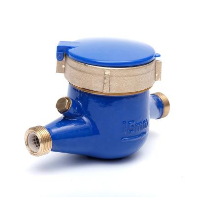 China Philippines ISO 4064 Class B 15mm Flow Meter Ningbo Jet Custom Brass Mechanical Multi Cold Water Meter LXSG-15E for sale