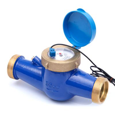 China AMR Multi Remote Brass Multi Jet Malaysia Dial Air Jet Dryer Dry Cold Water Flow Meter With Reading Device for sale